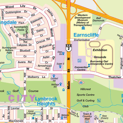 Moose Jaw, SK Map by Mapmobility Corp. | Avenza Maps