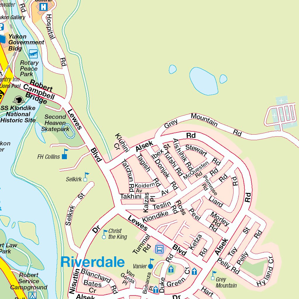 Whitehorse, YT Map by Mapmobility Corp. Avenza Maps