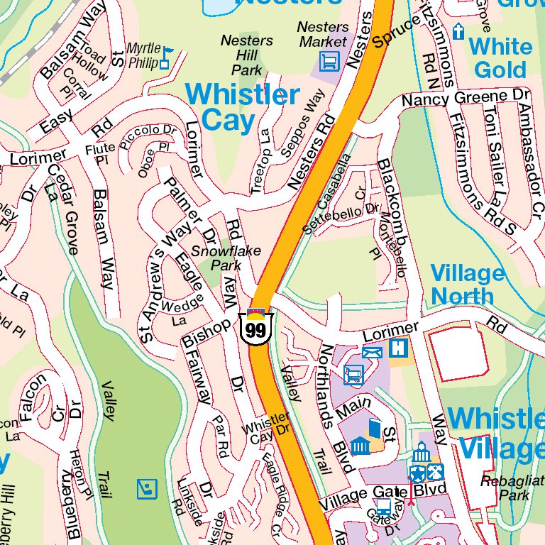 Whistler, BC Map by Mapmobility Corp. | Avenza Maps