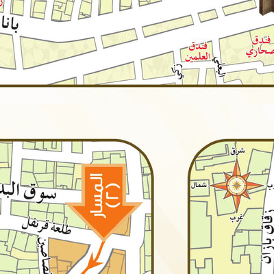 Jeddah Kunna Kida Map خريطة مهرجان جدة كنا كدا