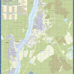 Кировск и Дубровка, план города и посёлка. Kirovsk and Dubrovka, City and Town Map