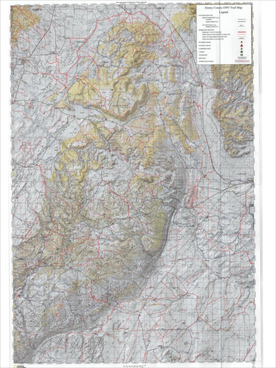 Obsolete - Emery County OHV Trail Map - Front