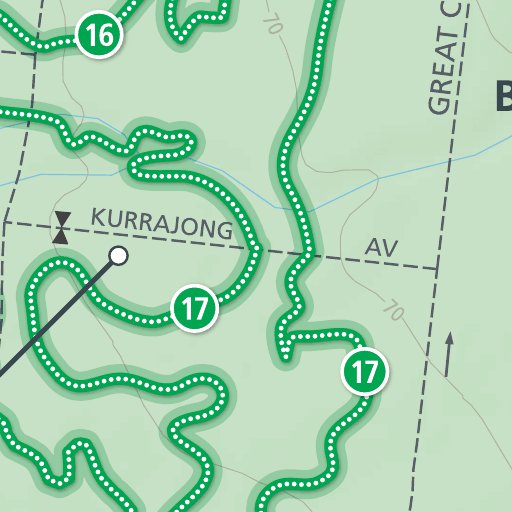 You Yangs Regional Park Kurrajong Mountain Bike Area Map by Parks
