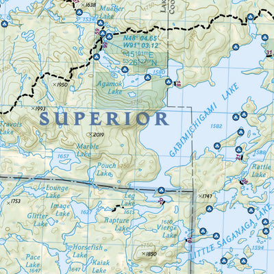 752 Boundary Waters East [Canoe Area Wilderness, Superior National Forest] (west side)
