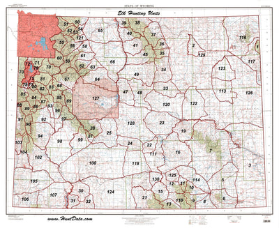 Wyoming Statewide Elk Concentration Map