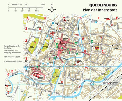 Quedlinburg Cityplan 1