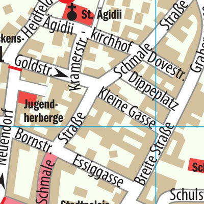Quedlinburg Cityplan 1