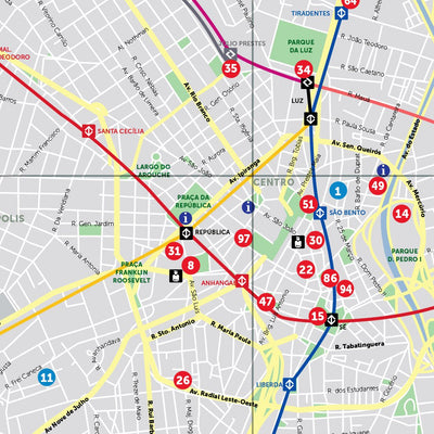 São Paulo - Geral / General Map
