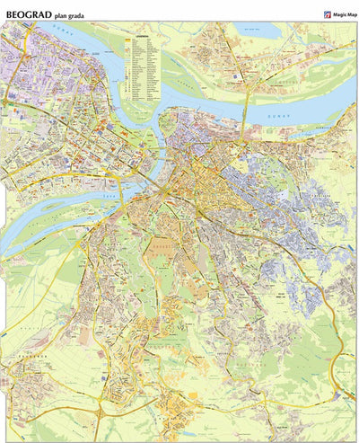 Beograd plan grada