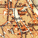 Basel city map, 1897