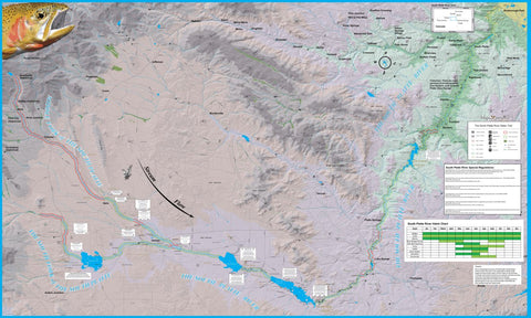 South Platte River Colorado Fishing Map
