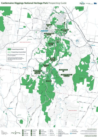 Castlemaine Diggings National Heritage Park Prospecting Guide