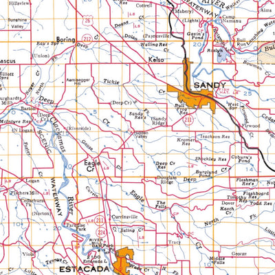 Lower Willamette and Sandy Drainage Basins, Oregon