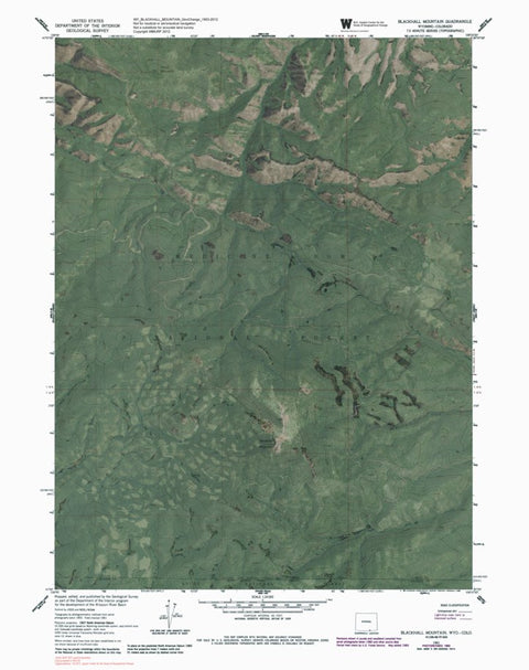 WY-BLACKHALL MOUNTAIN: GeoChange 1953-2012