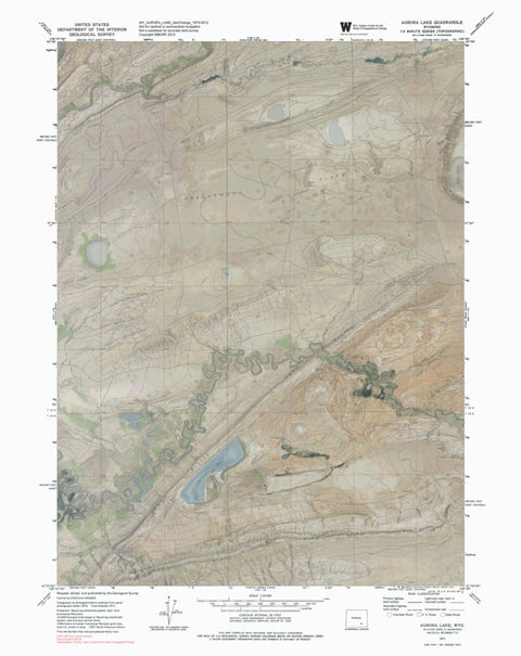 WY-AURORA LAKE: GeoChange 1970-2012