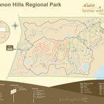 Lebanon Hills Regional Park (West) - Mt Bike All Season Sign