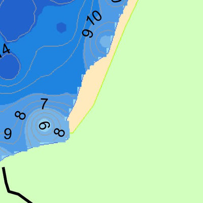 Skipout Lake Fish Habitat Locations