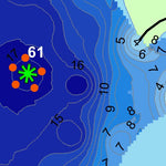 Spring Creek Lake Fish Habitat Locations