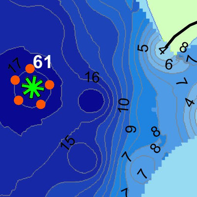Spring Creek Lake Fish Habitat Locations