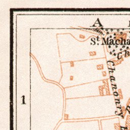Aberdeen city map, 1906