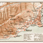 Ajaccio vicinity map, 1913