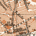 Aix (Bouches-du-Rhône) city map, 1913