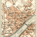 Blois city map, 1913