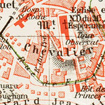 Cannes city map, 1913 (1:16,000 scale)