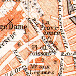 Chartres city map, 1931
