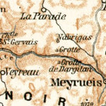 Causses map, 1902