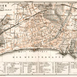 Nice city map, 1902