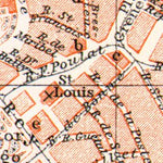 Grenoble city map, 1913 (1:12,500 scale)