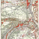 Saint-Cloud and Sèvres map, 1910