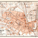 Saint-Germain-en-Laye city map, 1931