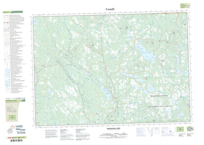 Mcdougall Lake, NB (021G07 CanTopo)