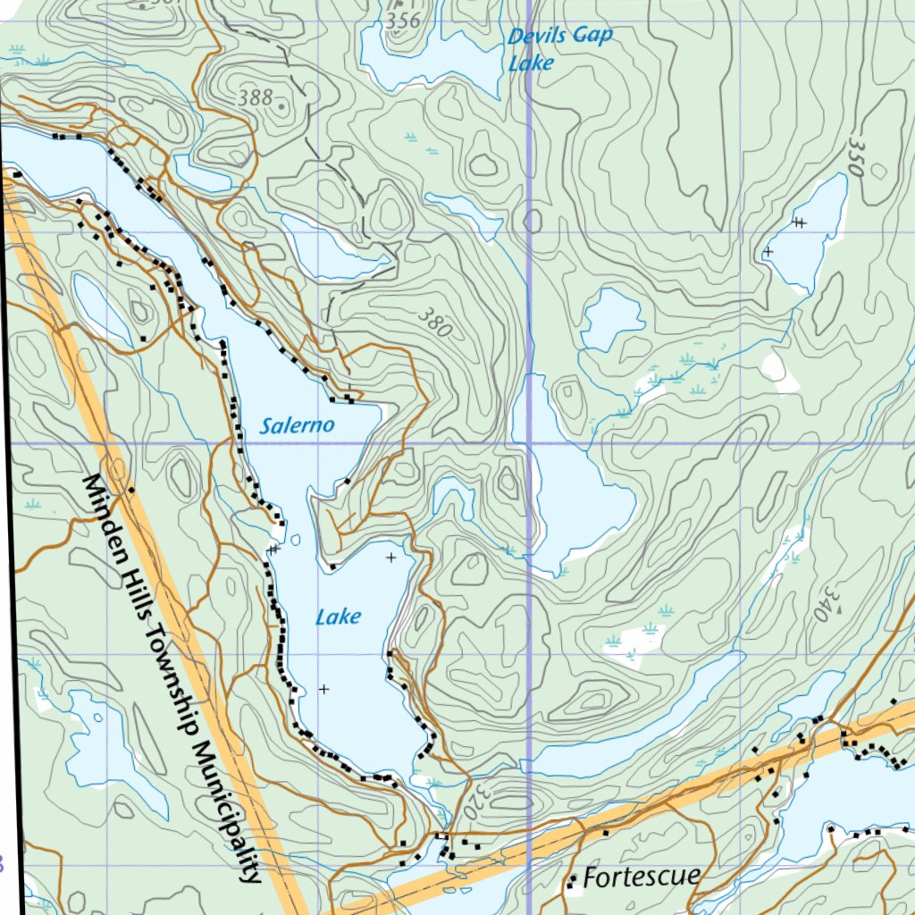 Gooderham, ON (031D16 CanTopo) Map by Natural Resources Canada | Avenza ...