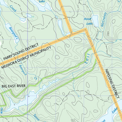 Tom Thomson Lake (031E10 CanTopo)