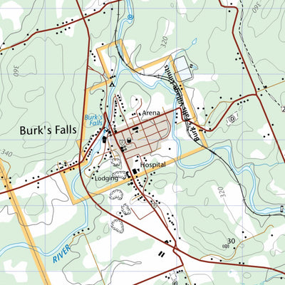 Burk's Falls, ON (031E11 CanTopo)