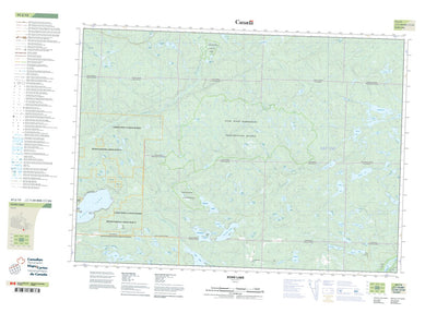 Echo Lake (041J12 CanTopo)