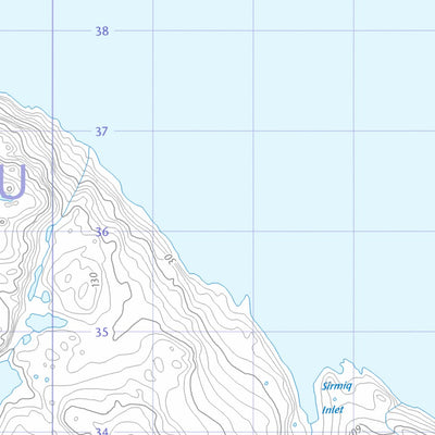 Georgina Island, NU (046K01 CanTopo)