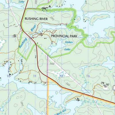 Longbow Lake, ON (052E09 CanTopo)