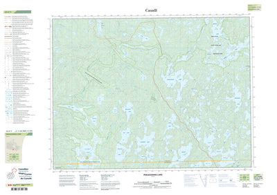Pekagoning Lake, ON (052F01 CanTopo)