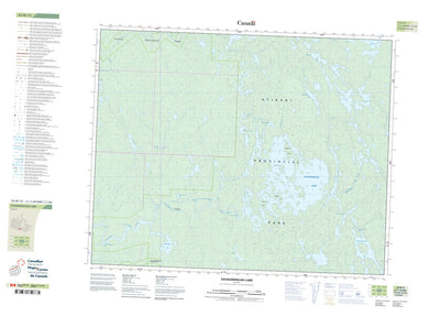 Sasaginnigak Lake, MB (052M12 CanTopo)