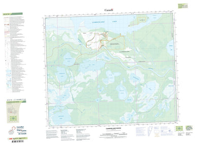Cumberland House, SK (063E16 CanTopo)