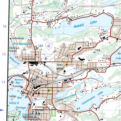 Kenora, ON (052E16 CanTopo)