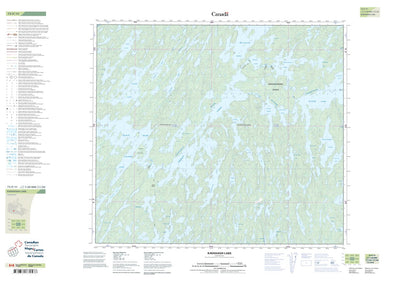 Kavanagh Lake, SK (073P11 CanTopo)