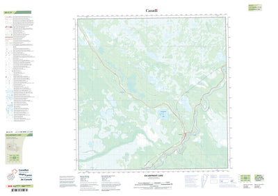 Escarpment Lake, NT (085C09 CanTopo)