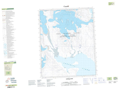 Surprise Fiord (059E06 CanTopo)