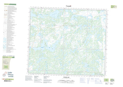 Naosap Lake, MB (063K14 CanTopo)