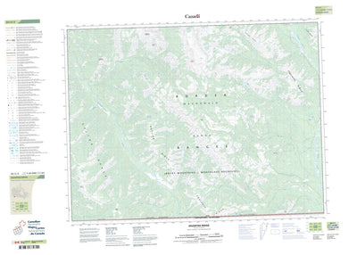 Inverted Ridge, BC (082G02 CanTopo)